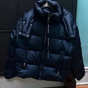 Tory Sport Navy Puffer Jacket